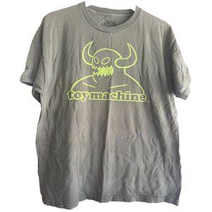 Y2K Vintage TOY MACHINE T-Shirt Grunge Skateboard Men’s LARGE Shirt Tee